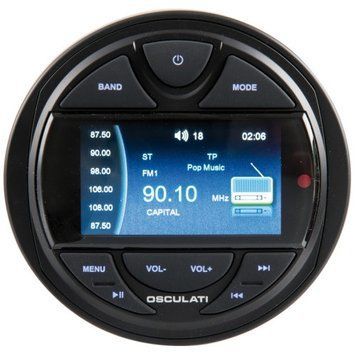 Водонепроницаемая магнитола DAB, 12 В, 4 &times; 40 Вт, Osculati