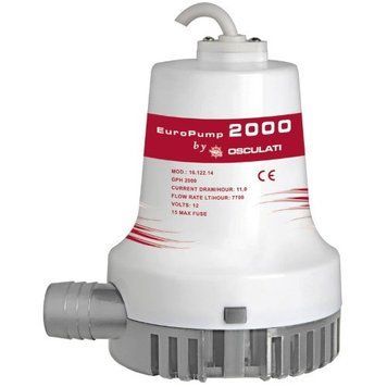 Помпа трюмная, погружная Europump II 2000, 24 В, 128 л/мин, Osculati.